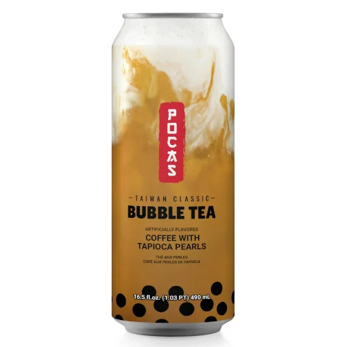 Bubble Tea - Popping Boba - Coffee with tapioca pearls Tea 490ml