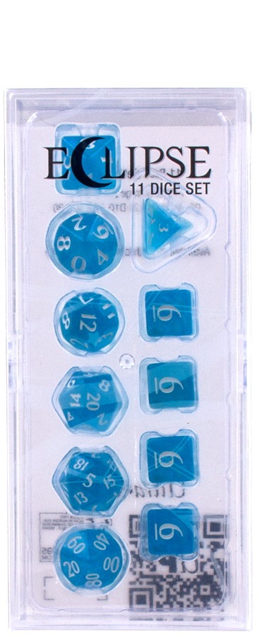 Ultra PRO: 11-Dice Set - Eclipse (Sky Blue)