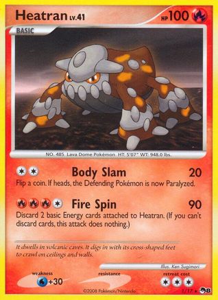 Heatran 001/17 - POP Series 8 Holofoil