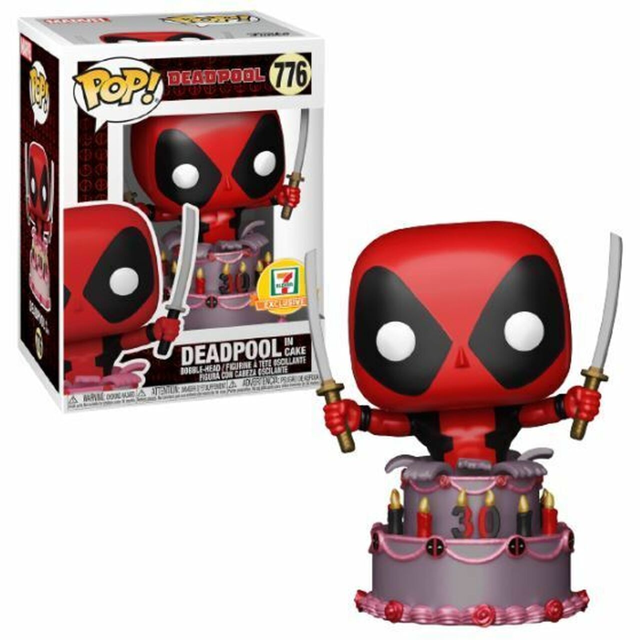 POP! Marvel: 776 Deadpool 30th, Deadpool In Cake (MT) Exclusive