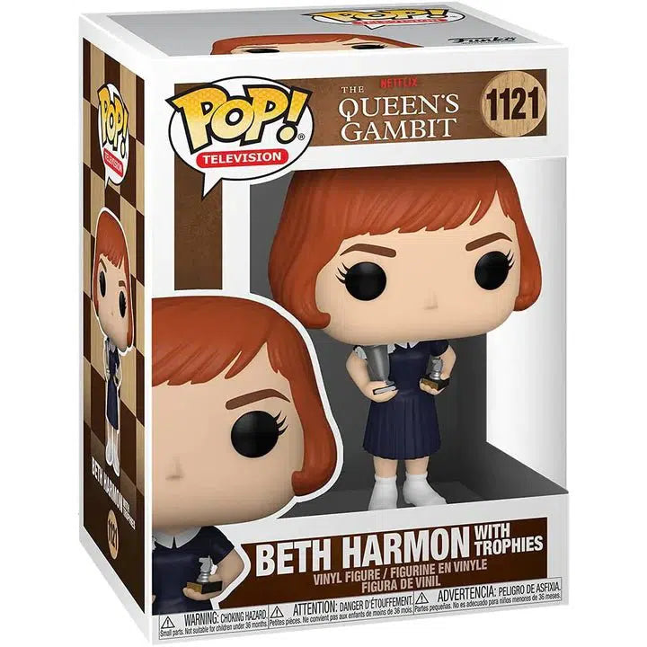 The Queen's Gambit, Beth Harmon (Final Game, With Rook or With Trophies) - Vinyl Figures, 3.75" - Funko Pop!