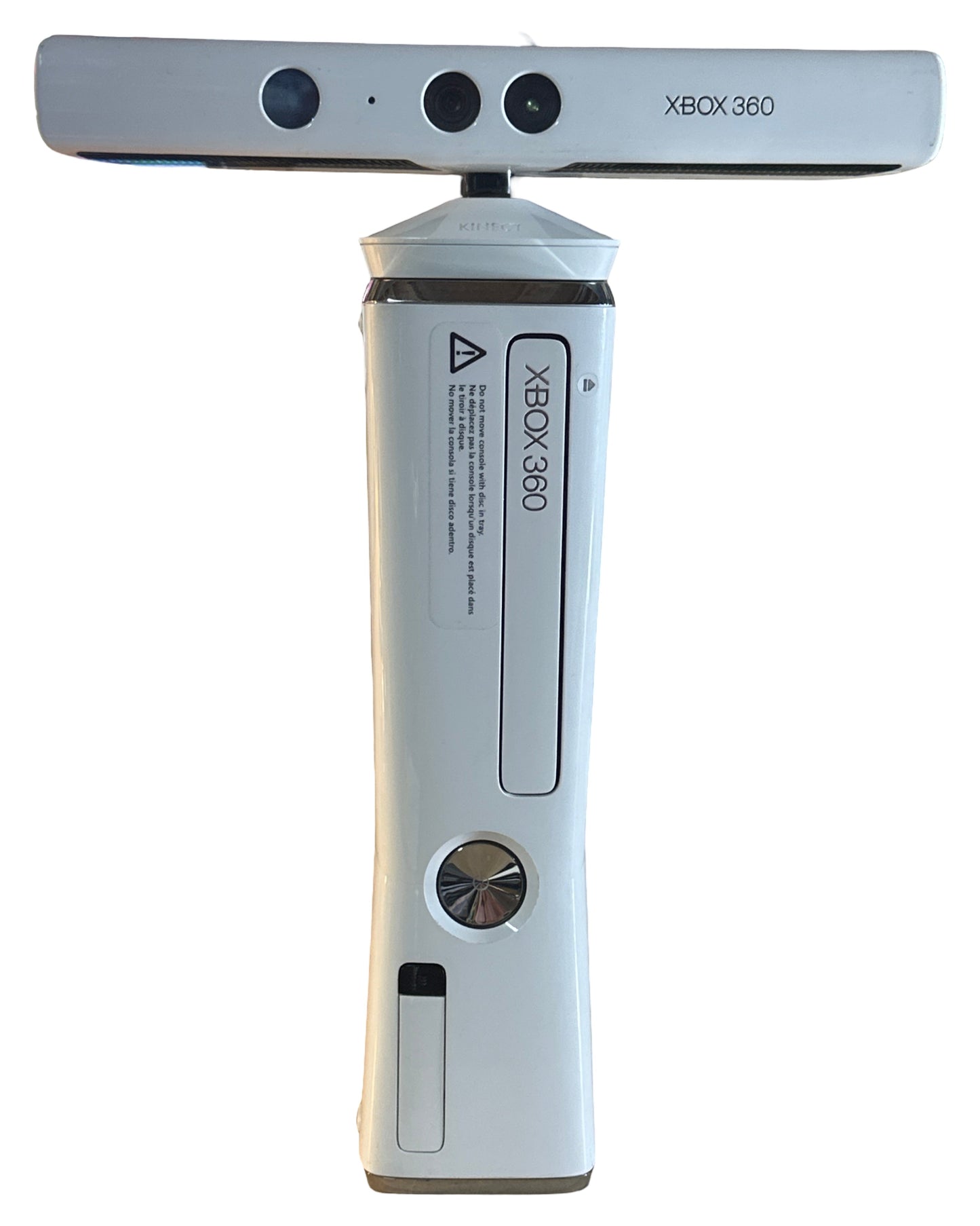 Xbox 360 Slim Console 4GB White Kinect Bundle - Xbox 360