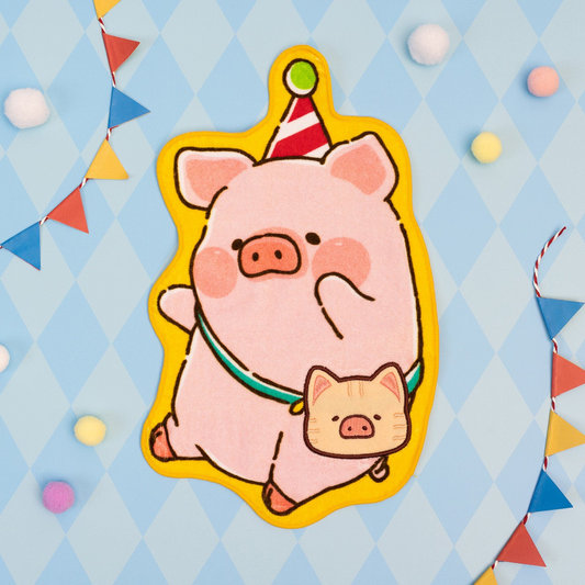 【BOGO】ToyZero+ Lulu The Pig Celebration: Clown-Handtuch 