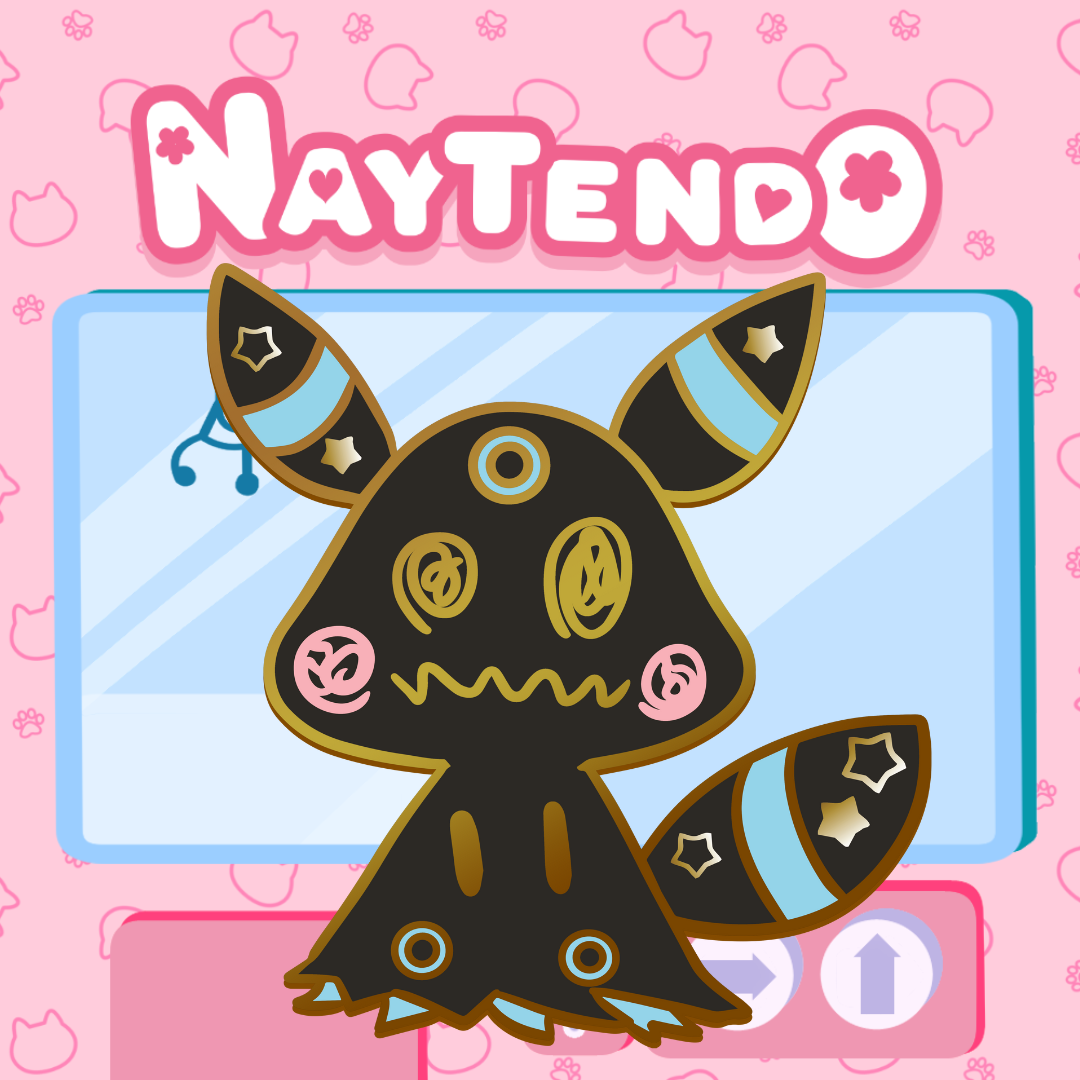 Pokemon: Mimikyu Shiny Umbreon Enamel Pin