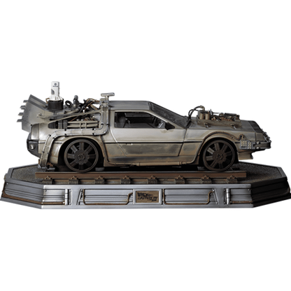 Iron Studios Zurück in die Zukunft Teil III DeLorean Statue im Maßstab 1:10 