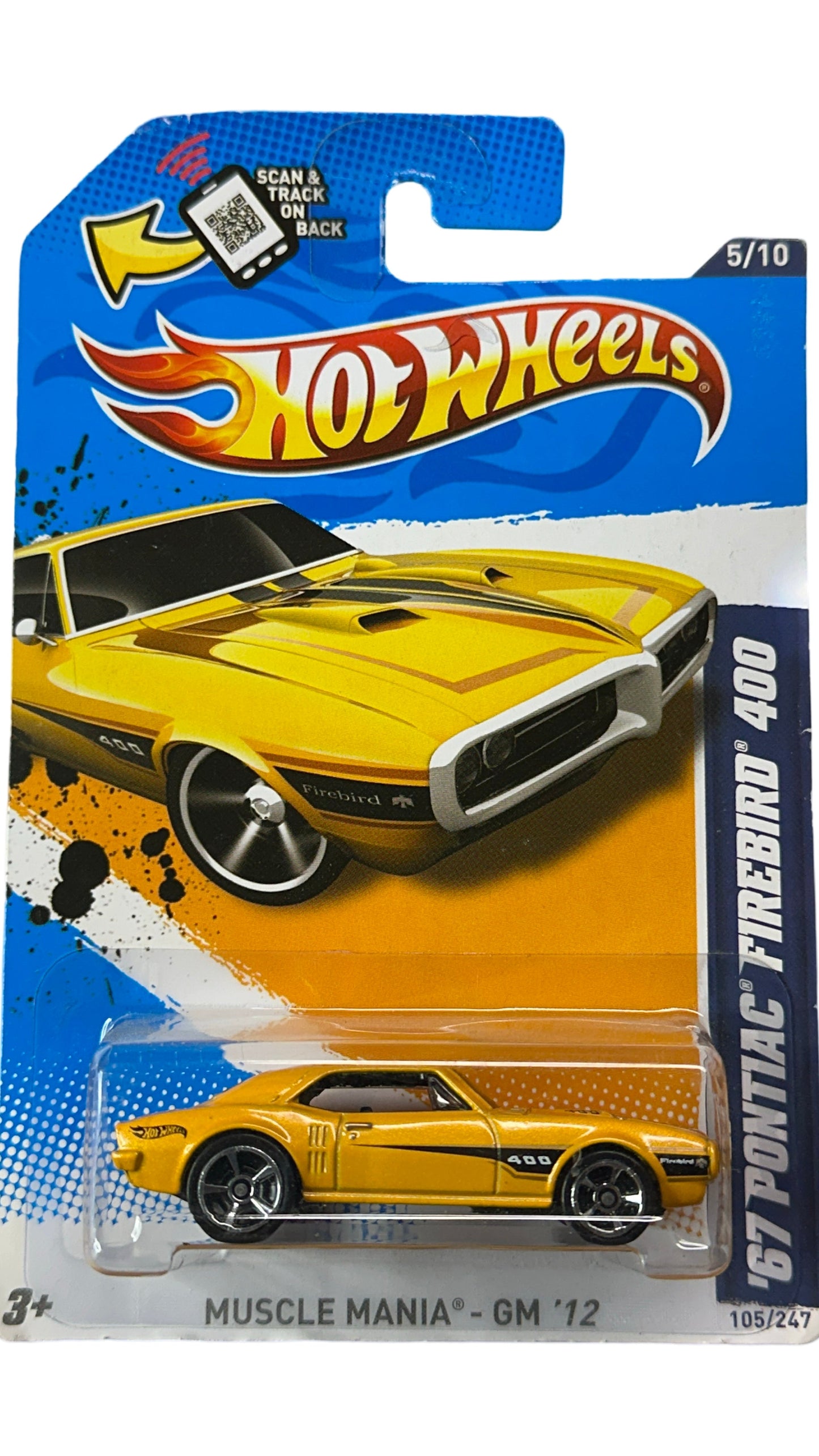 Hot Wheels (2012) Muscle Mania-GM '12 '67 Pontiac Firebird 400 105/247