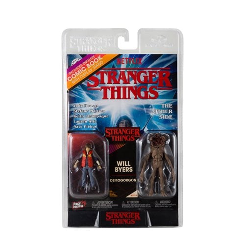 McFarlane Toys Stranger Things Page Punchers Wave 1 3-Inch Action Figure 2-Pack with Comic Book