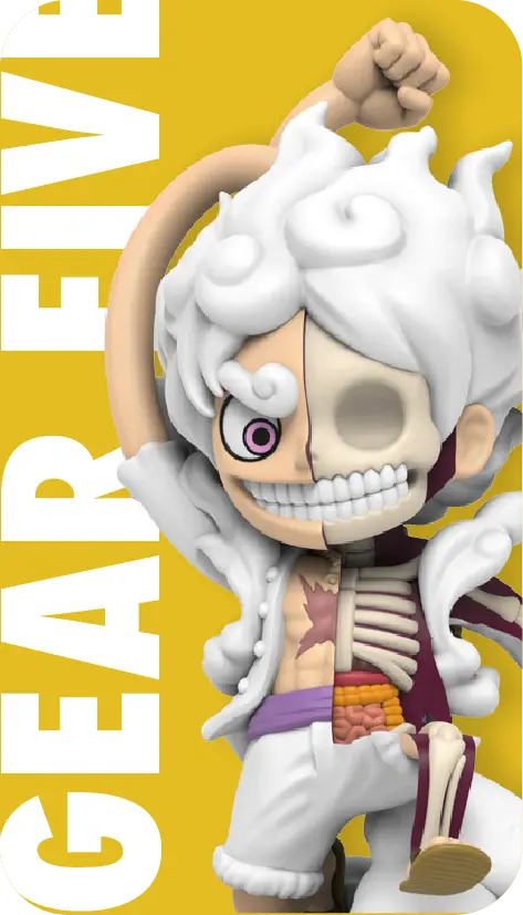 Freeny's Hidden Dissectibles: One Piece (Luffy’s Gears Edition) Blind Box (1 Blind Box)