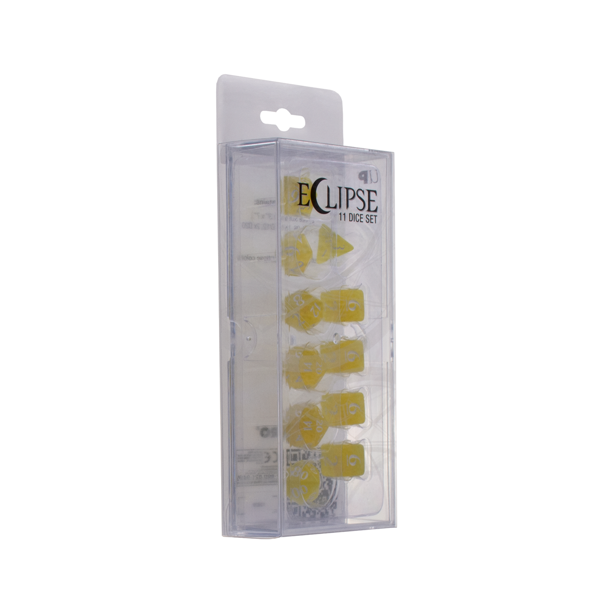 Ultra PRO: 11-Dice Set - Eclipse (Lemon Yellow)