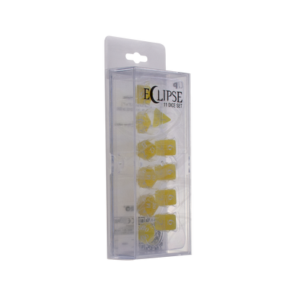 Ultra PRO: 11-Dice Set - Eclipse (Lemon Yellow)