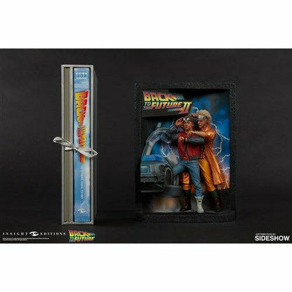 Back to the Future: The Ultimate Visual History Collector's Edition Hardcover book with Sculpted Movie Poster [2018]