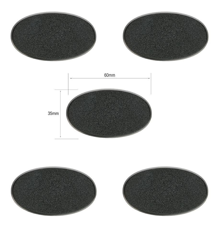 Citadel: 60x35mm Oval Bases (5)