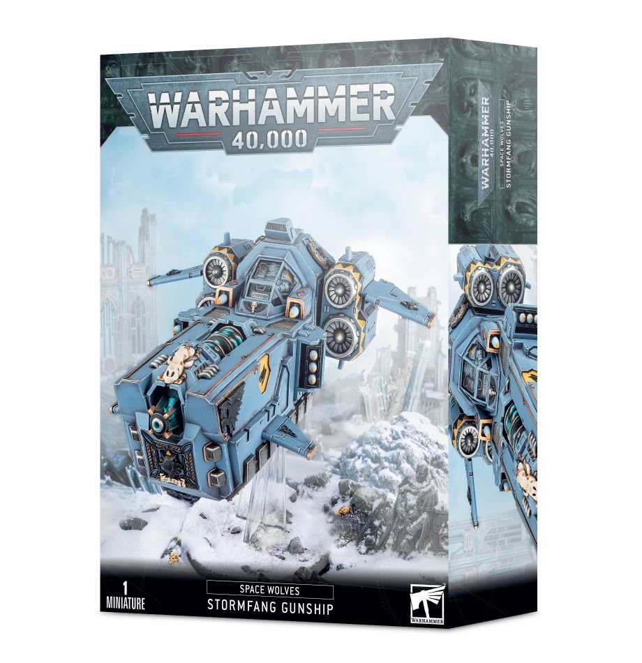 Warhammer 40K: Space Wolves - Stormfang Gunship/Stormwolf Assault Craft