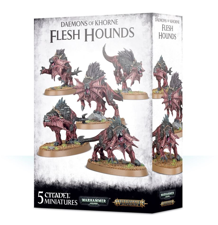 Warhammer 40K: Chaos Daemons - Khorne Flesh Hounds