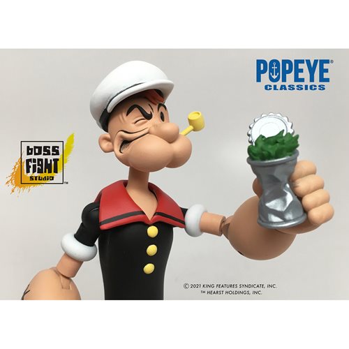 Popeye Classics Wave 1 Popeye the Sailor Man 1:12 Scale Action Figure
