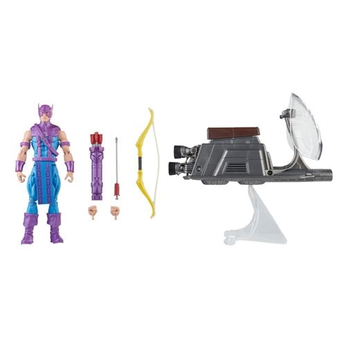 Avengers 60th Anniversary Marvel Legends Hawkeye mit Sky-Cycle 6-Zoll-Actionfigur