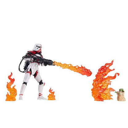 Star Wars The Vintage Collection Deluxe Incinerator Trooper and Grogu 3 3/4-Inch Action Figures - Exclusive