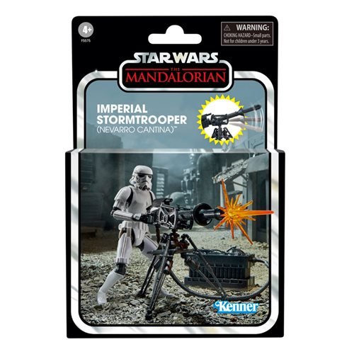 Star Wars The Vintage Collection Deluxe Imperial Stormtrooper and E-Web Cannon 3 3/4-Inch Action Figures - Exclusive