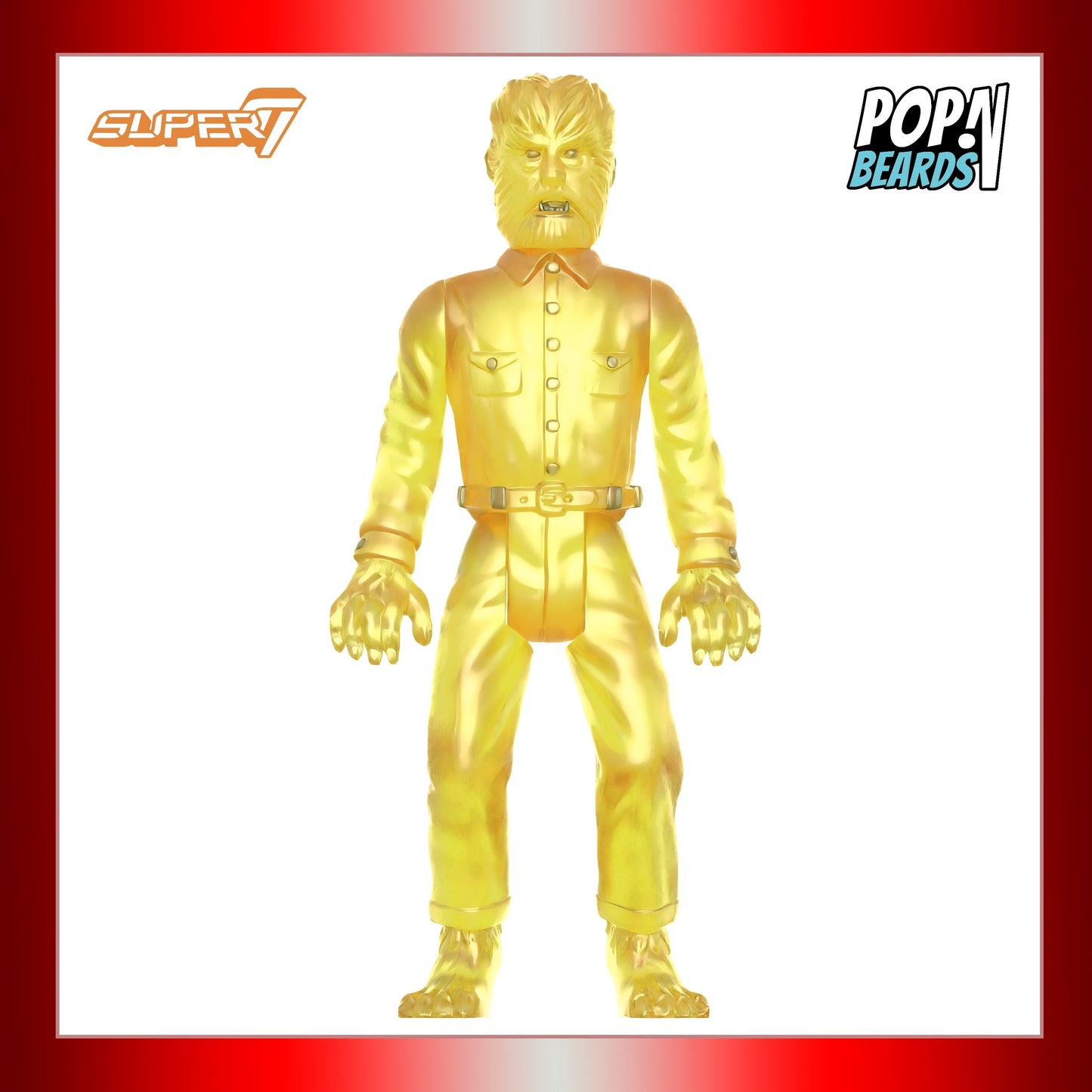 Super7: ReAction (Universal Monsters), Wolf Man (Glows in the Light) (TL)
