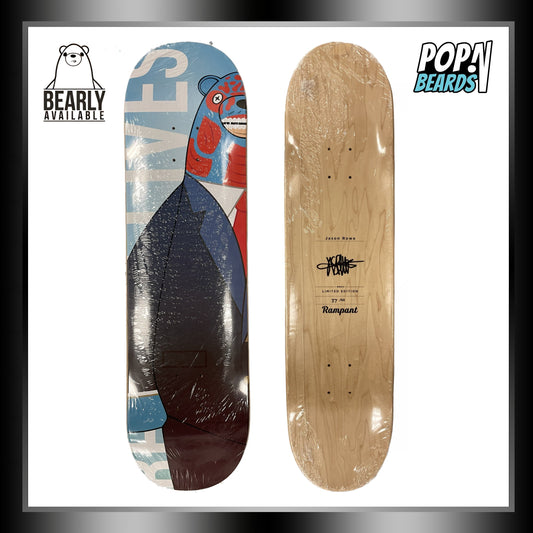 Bimtoy: Skateboard Deck (Jason Rowe), Bearly Lives (Rampart)