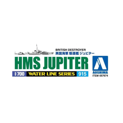 Aoshima: 1/700 HMS Jupiter (British Destroyer) Scale Model Kit #915