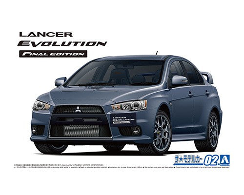 1/24 MITSUBISHI CZ4A LANCER EVOLUTION X FINAL EDITION '15 Model Kit