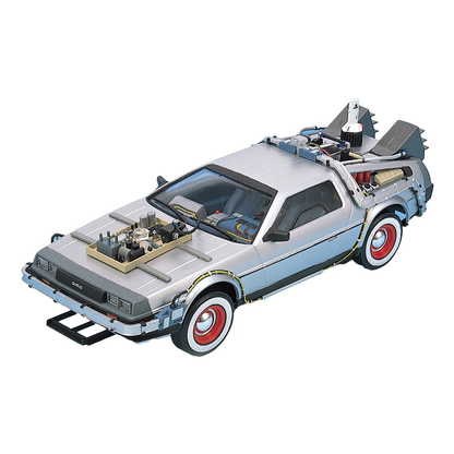 Aoshima: 1/24 Back To The Future Delorean From Part III & Railroad Ver. Scale Model Kit #BT-03