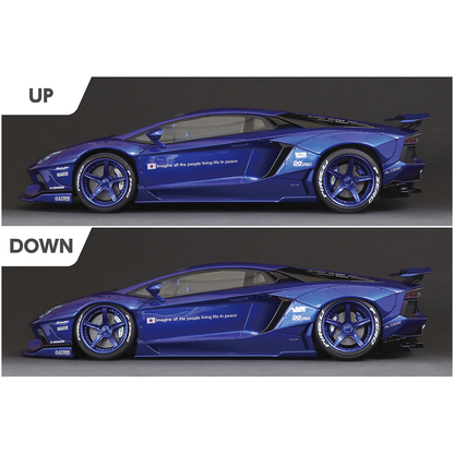 Aoshima: 1/24 LB-Works Liberty Walk Lamborghini Aventador (Ver. 2) Scale Model Kit #18