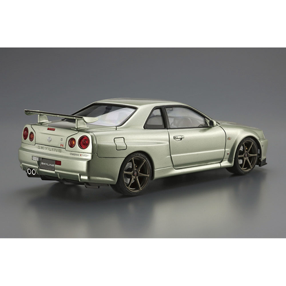 Aoshima: 1/24 Nissan BNR34 Skyline GT-R V-SpecII Nur. '02 Scale Model Kit #134