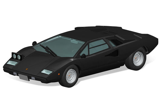 1/32 Lamborghini Countach LP400(Black) Model Kit