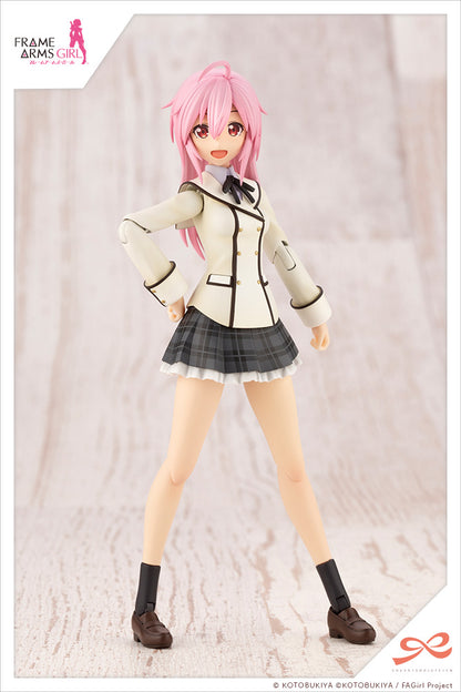 AO GENNAI (WAKABA GIRLS’ HIGH SCHOOL WINTER CLOTHES) DREAMING STYLE HAPPY MONOCHROME Figure