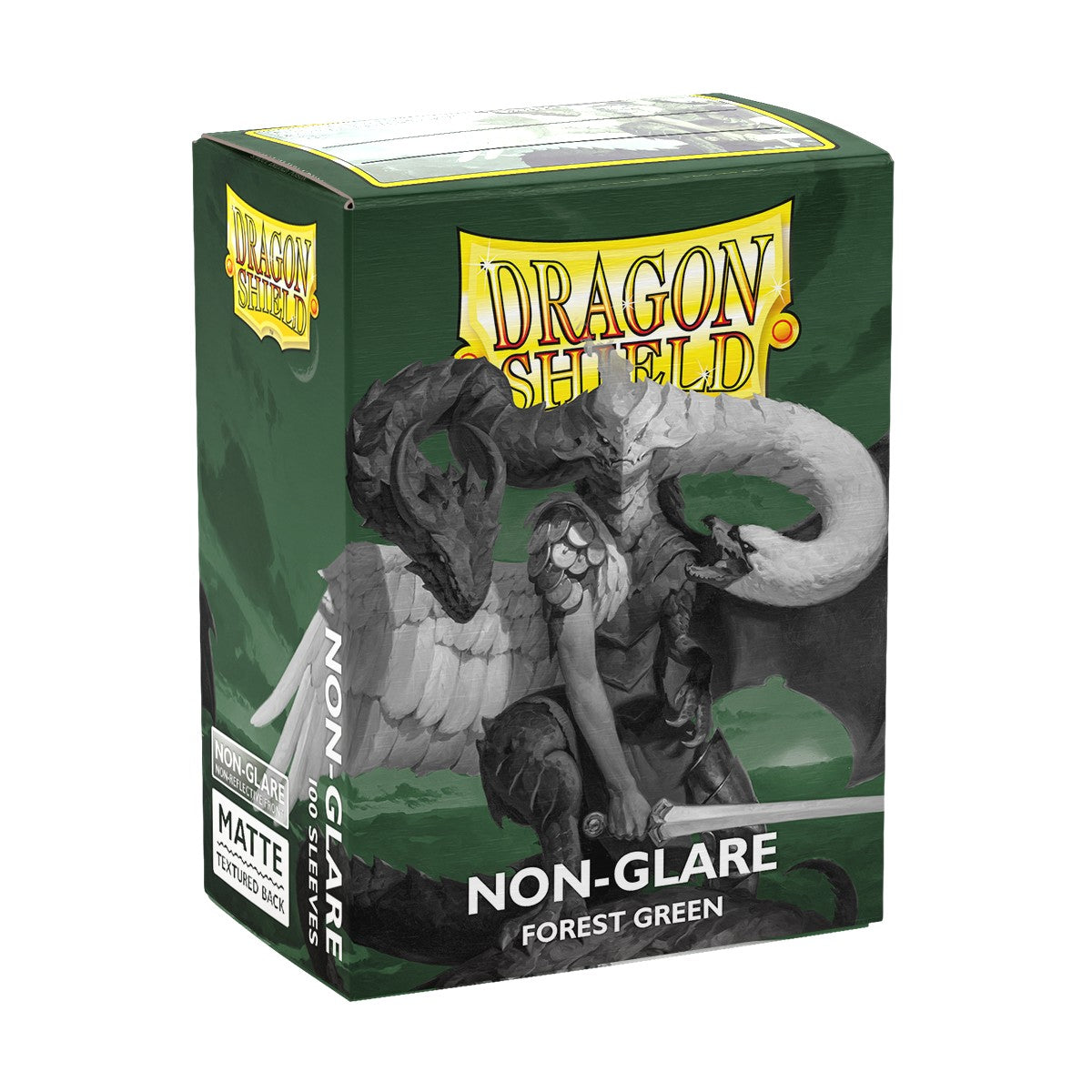 Dragon Shield: Standard 100ct Sleeves - Forest Green (Matte Non-Glare)