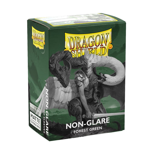 Dragon Shield: Standard 100ct Sleeves - Forest Green (Matte Non-Glare)