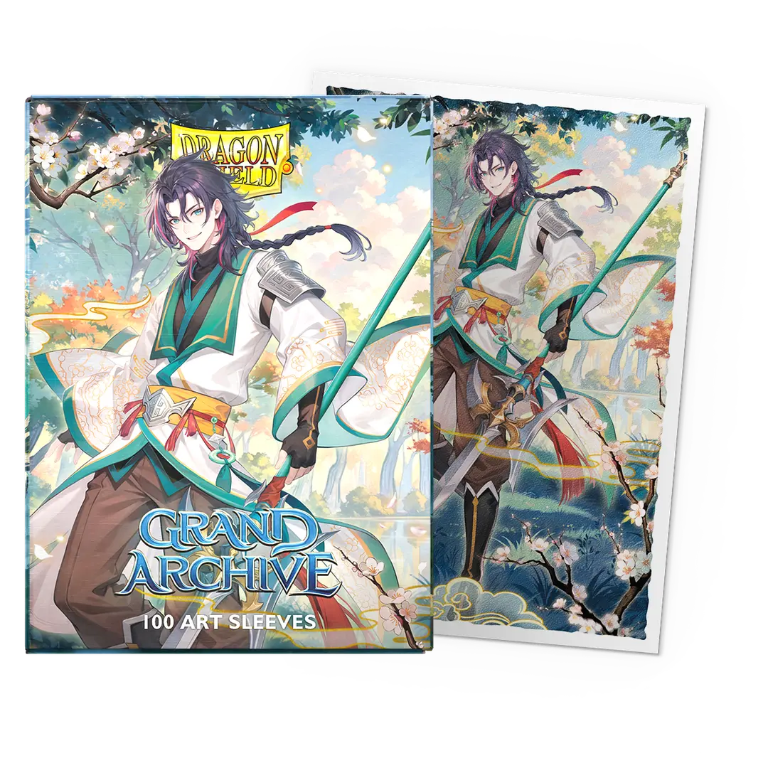 Grand Archive - Jin, Fate Defiant - Matte Art Sleeves - Standard Size