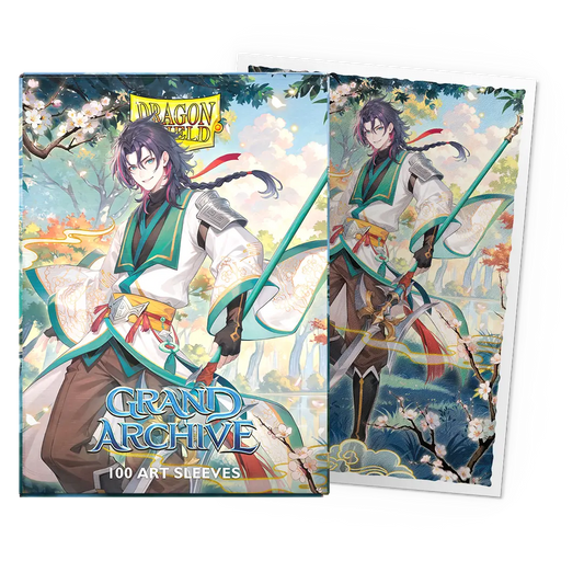 Grand Archive - Jin, Fate Defiant - Matte Art Sleeves - Standard Size