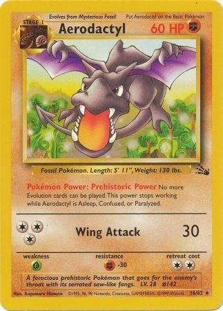 PCG: 016/062 Fossil, Aerodactyl