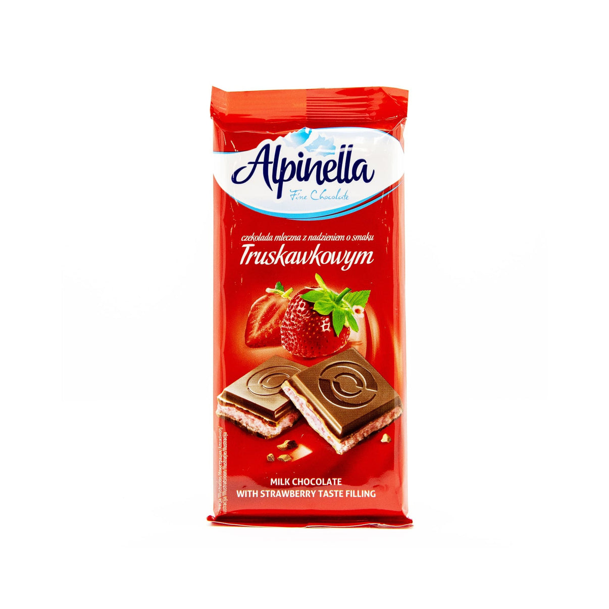 Alpinella Strawberry Milk Chocolate Bar (Poland) Super Anime Store
