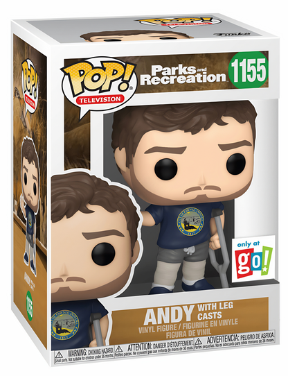 POP! Television: 1155 Parks and Rec, Andy (Leg Casts) Exclusive