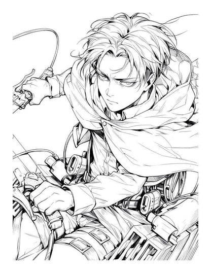 Anime Action Stars Coloring Book Vol 2 | 60 NEW Pages | Teens & Adults