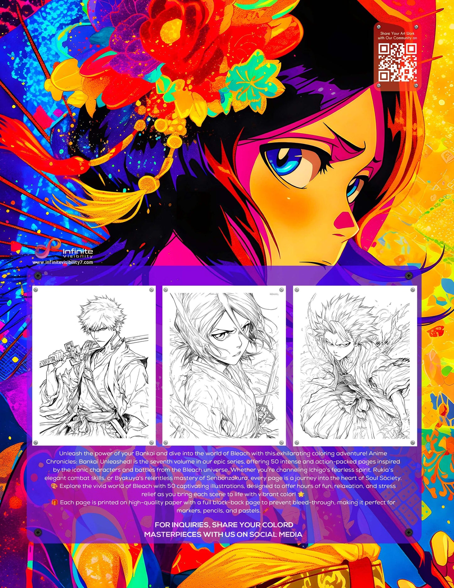 Anime Chronicles: Bankai Unleashed! A Bleach Coloring Book (Volume 7) PDF