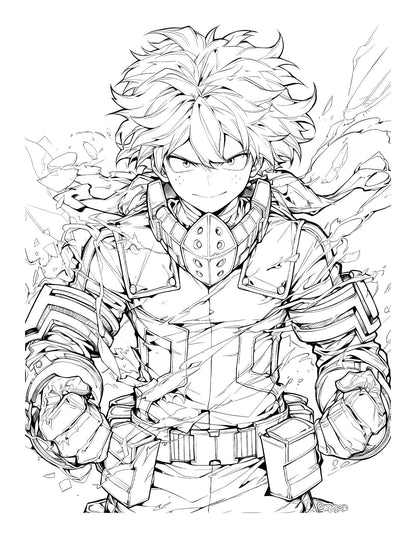 Anime Chronicles: Plus Ultra! A My Hero Academia Coloring Book Volume 2