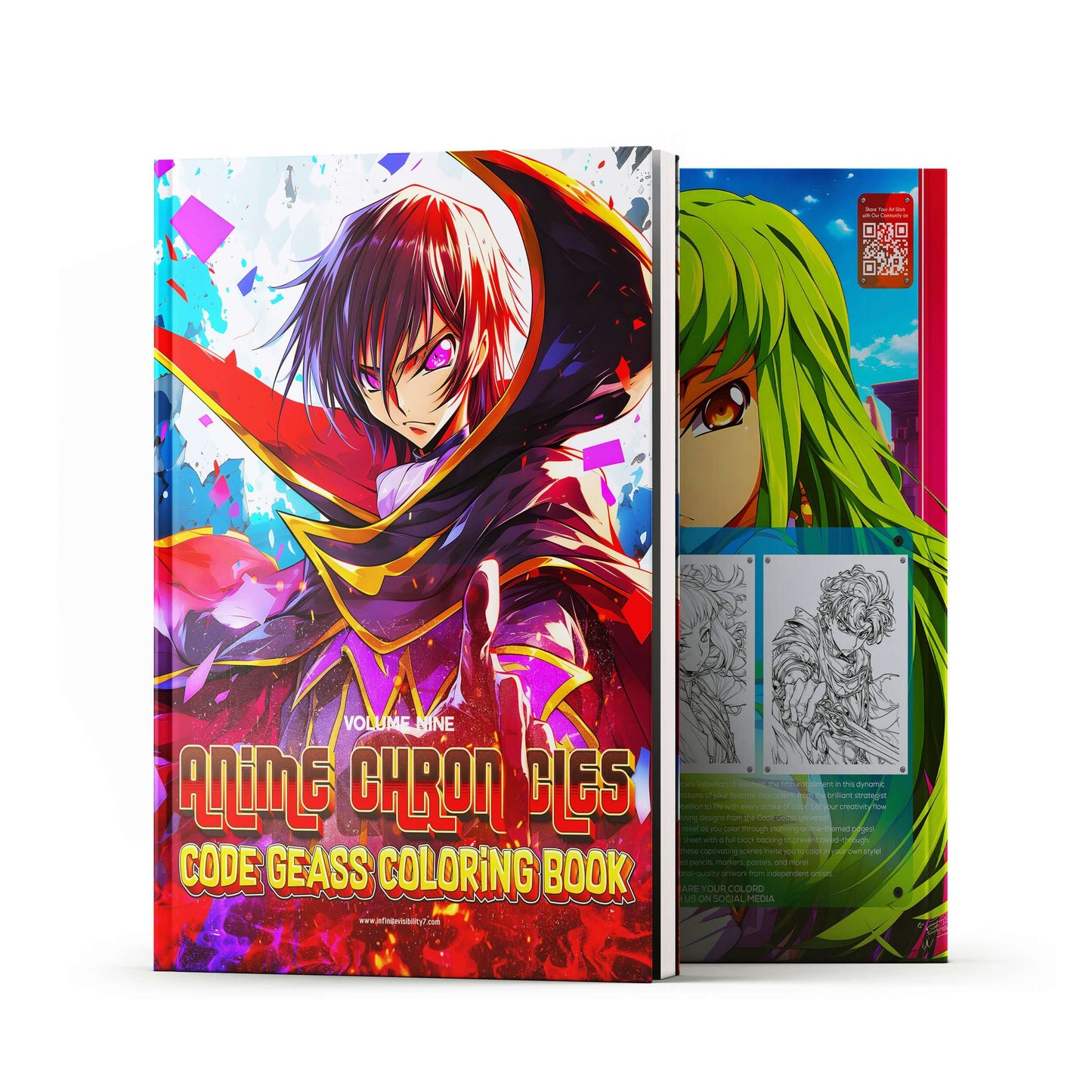 Anime Chronicles: Rebellion Unleashed! A Code Geass Coloring Book (Volume 9) PDF