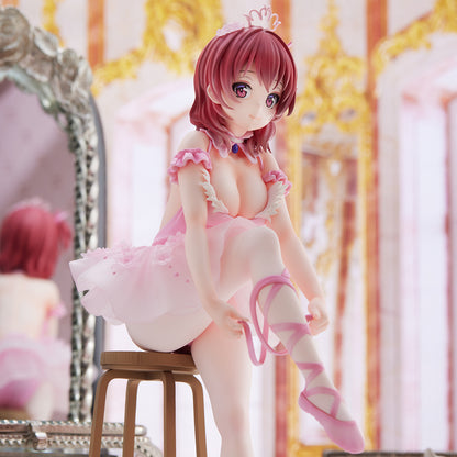 Anmi Illustration Flamingo Ballet Group Red Hair Girl Complete Figure