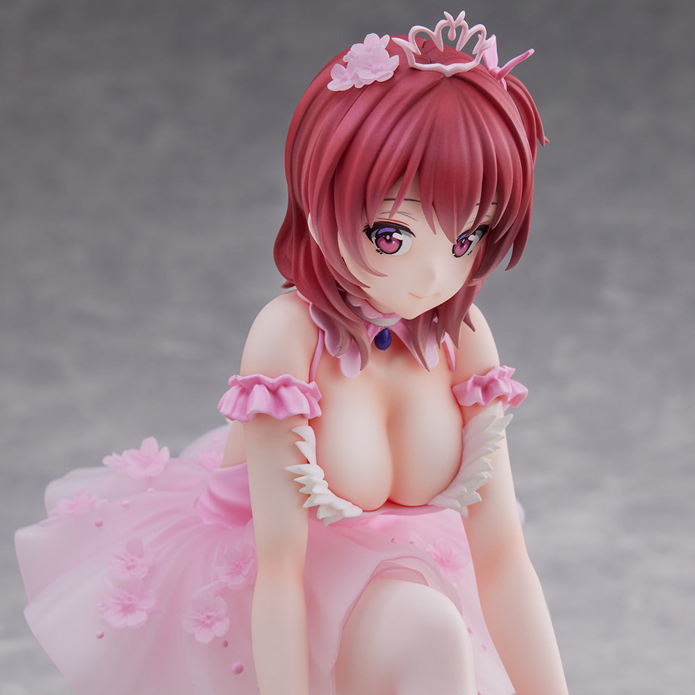 Anmi Illustration Flamingo Ballet Group Red Hair Girl Complete Figure