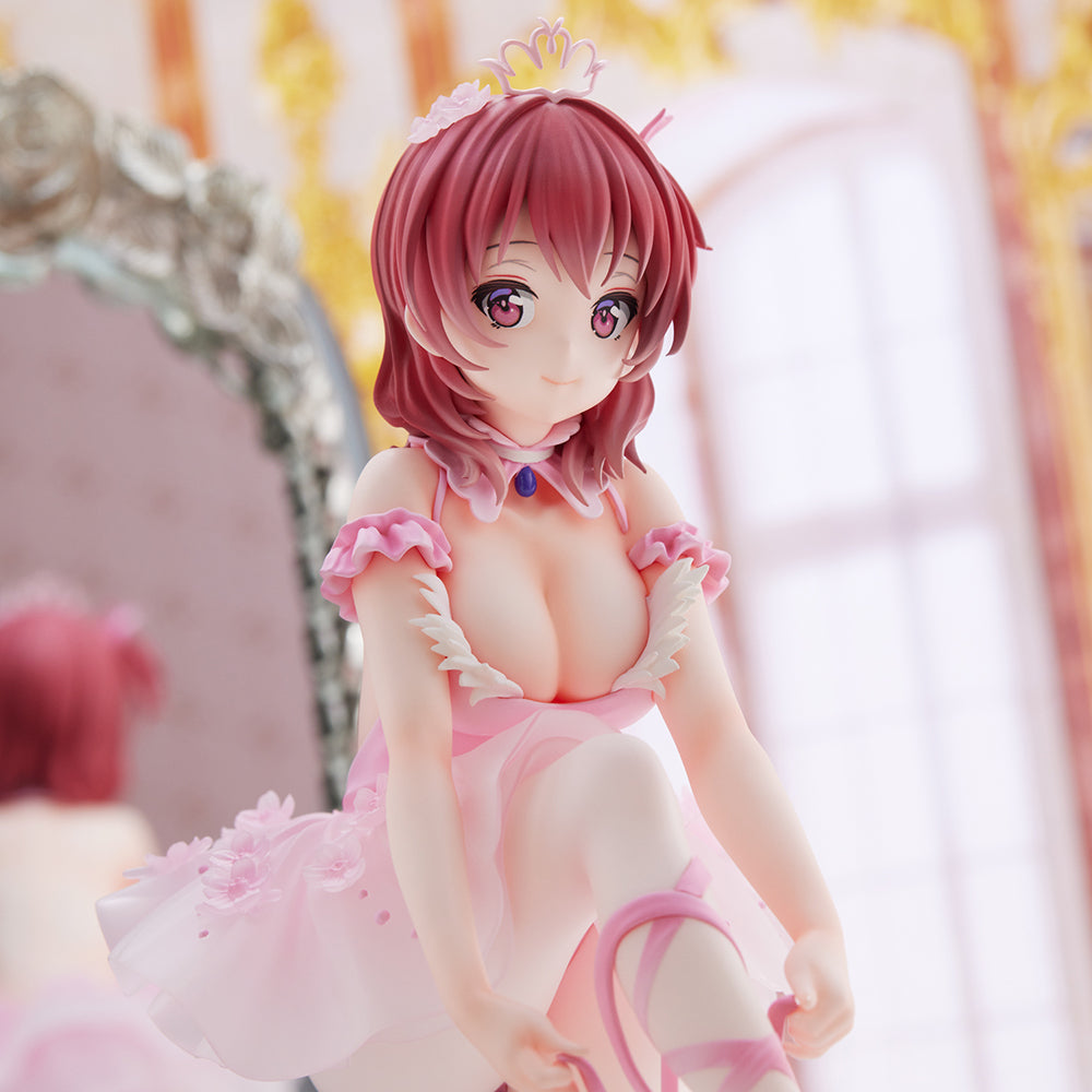 Anmi Illustration Flamingo Ballet Group Red Hair Girl Complete Figure