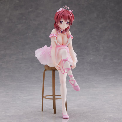 Anmi Illustration Flamingo Ballet Group Red Hair Girl Complete Figure