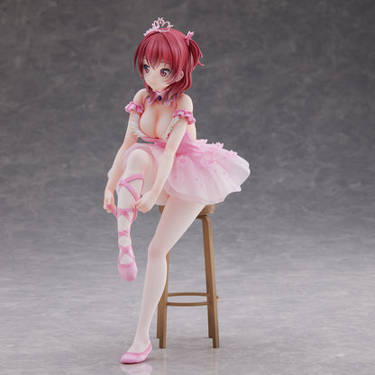 Anmi Illustration Flamingo Ballet Group Red Hair Girl Complete Figure