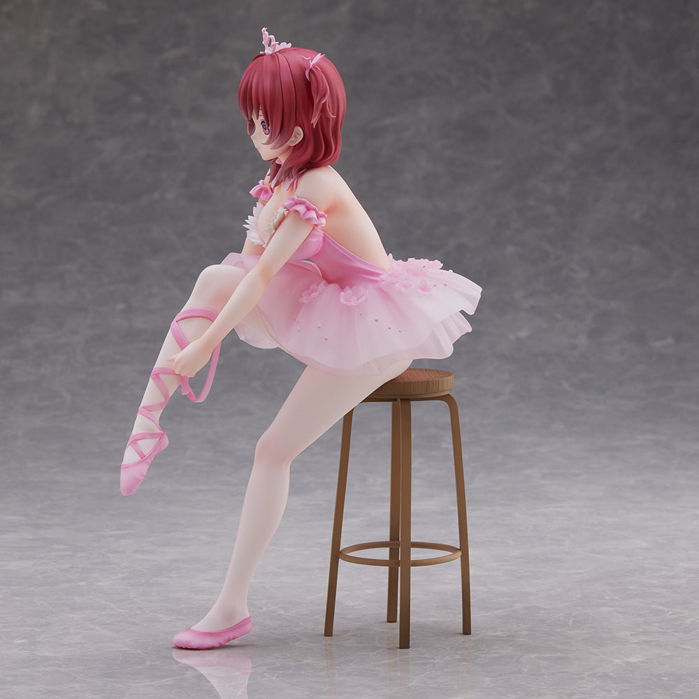 Anmi Illustration Flamingo Ballet Group Red Hair Girl Complete Figure