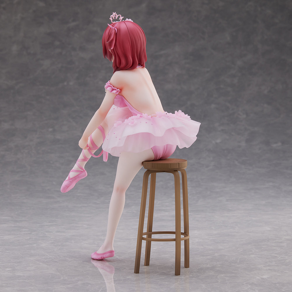 Anmi Illustration Flamingo Ballet Group Red Hair Girl Complete Figure