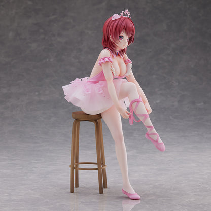 Anmi Illustration Flamingo Ballet Group Red Hair Girl Complete Figure